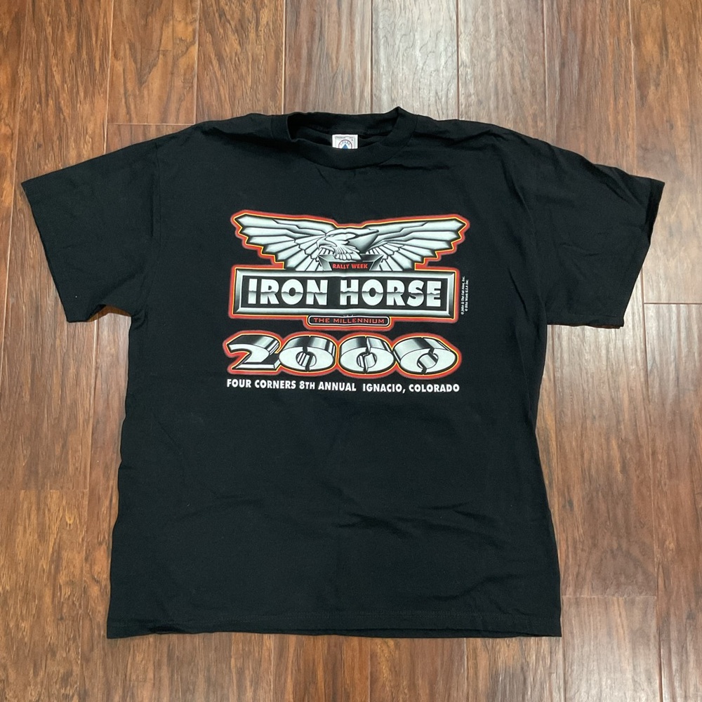 Vintage 2000 Iron Horse Motorcycle T-shirt